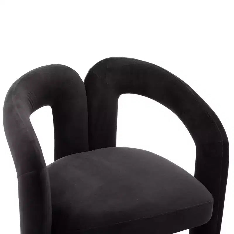 Lot de 2 fauteuils d'appoint, fauteuil club en velours pour cuisine, salon, chambre à coucher - ModernLuxe