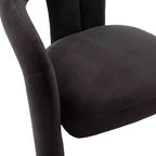 Lot de 2 fauteuils d'appoint, fauteuil club en velours pour cuisine, salon, chambre à coucher - ModernLuxe
