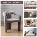 Lot de 2 fauteuils d'appoint, fauteuil club en velours pour cuisine, salon, chambre à coucher - ModernLuxe