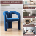 Lot de 2 fauteuils d'appoint, fauteuil club en velours pour cuisine, salon, chambre à coucher - ModernLuxe