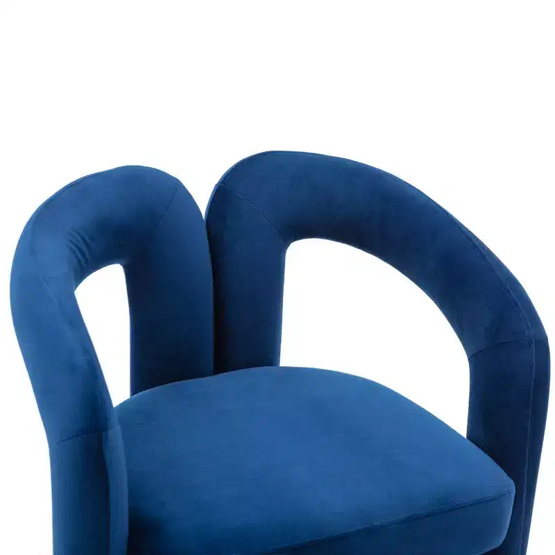 Lot de 2 fauteuils d'appoint, fauteuil club en velours pour cuisine, salon, chambre à coucher - ModernLuxe