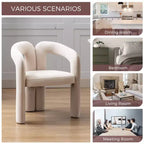 Lot de 2 fauteuils d'appoint, fauteuil club en velours pour cuisine, salon, chambre à coucher - ModernLuxe