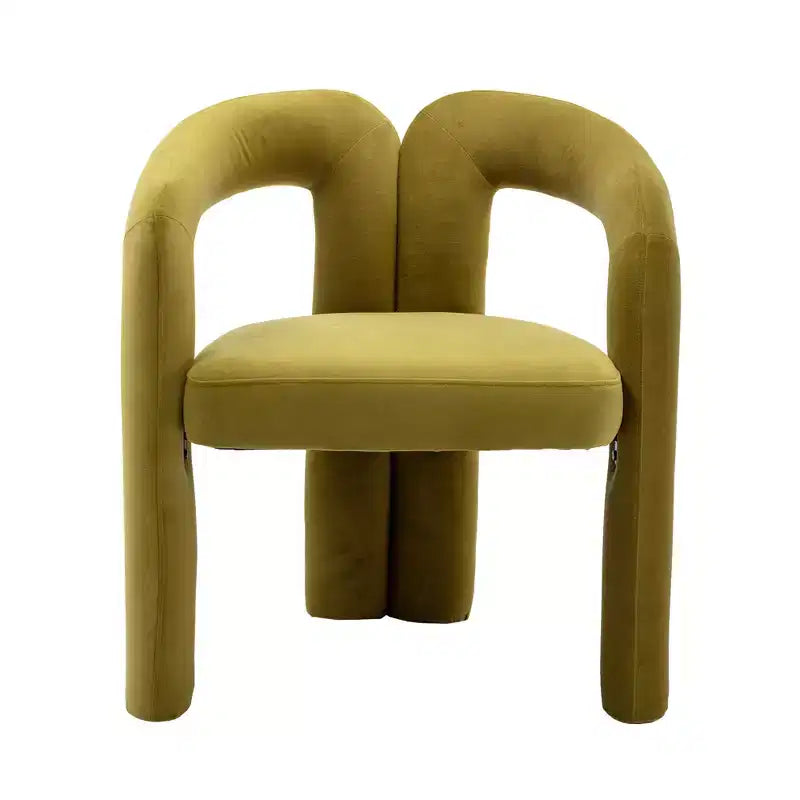 Lot de 2 fauteuils d'appoint, fauteuil club en velours pour cuisine, salon, chambre à coucher - ModernLuxe