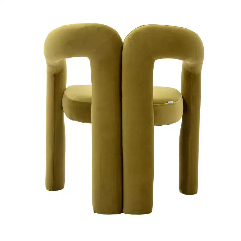 Lot de 2 fauteuils d'appoint, fauteuil club en velours pour cuisine, salon, chambre à coucher - ModernLuxe