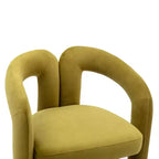 Lot de 2 fauteuils d'appoint, fauteuil club en velours pour cuisine, salon, chambre à coucher - ModernLuxe