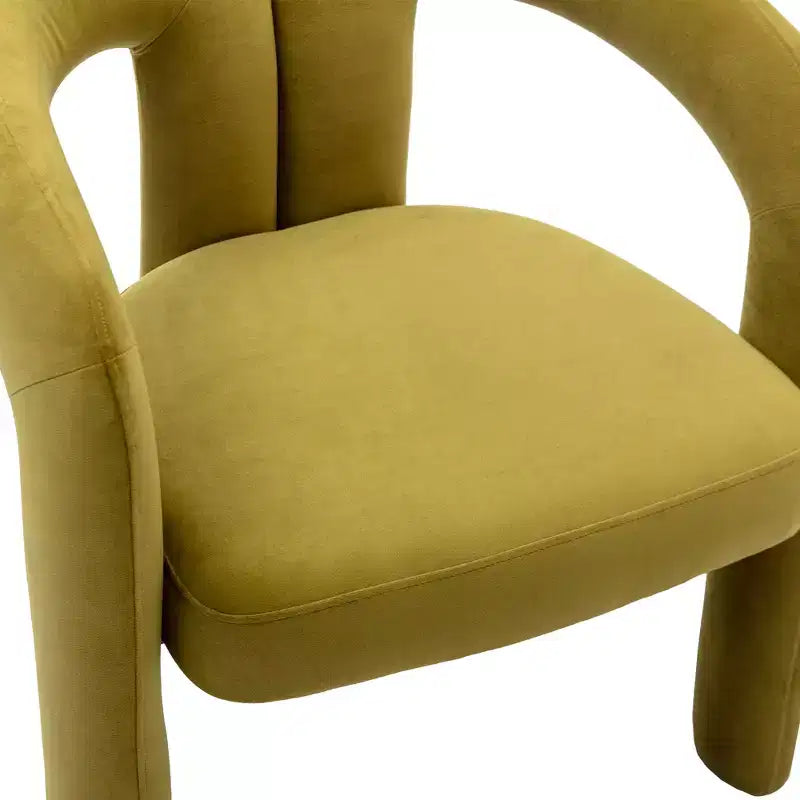 Lot de 2 fauteuils d'appoint, fauteuil club en velours pour cuisine, salon, chambre à coucher - ModernLuxe