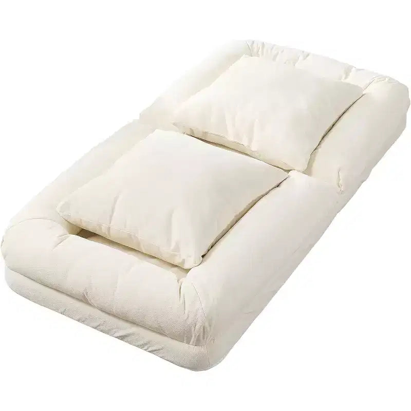 Lit convertible pour chien et humain, canapé paresseux avec dossier réglable 5 positions, fauteuil poire, grand lit pour animaux de compagnie avec cadre en métal, pour salon