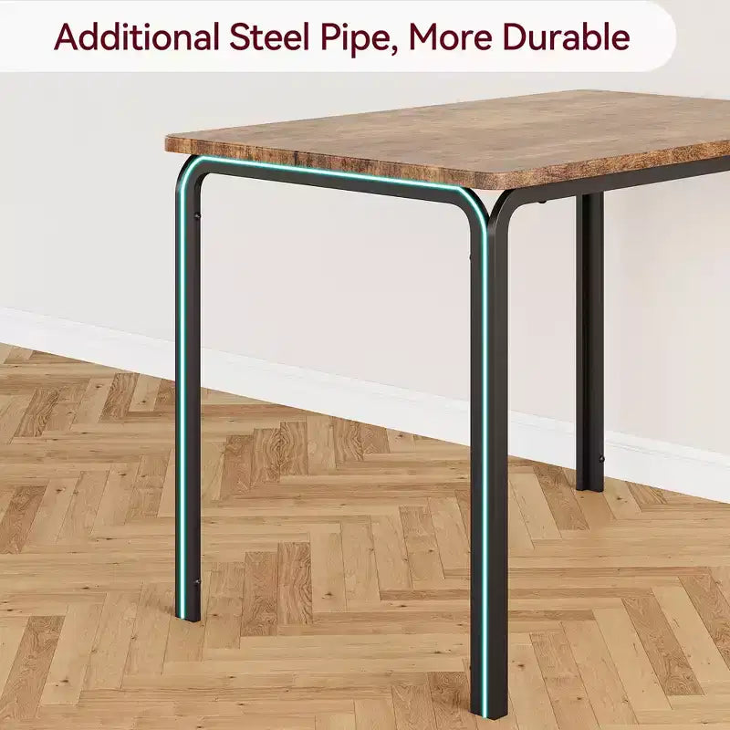 Ensemble de salle à manger carré 2 pièces peu encombrant pour 2 personnes, table et chaises compactes pour cuisine, appartement, coin petit-déjeuner et petits espaces de salle à manger, 73,9x73,9x76,2 cm