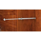 Rev-A-Shelf Tringle de valet télescopique 30 cm pour placard, étagère de rangement extensible pour vêtements avec quincaillerie, chrome, CVR-12-CR (lot de 2)