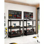 Étagères métalliques de garage réglables à 3 niveaux, unités de rangement robustes, capacité de charge de 907 kg (2000 lb), étagères utilitaires pour garage, entrepôt