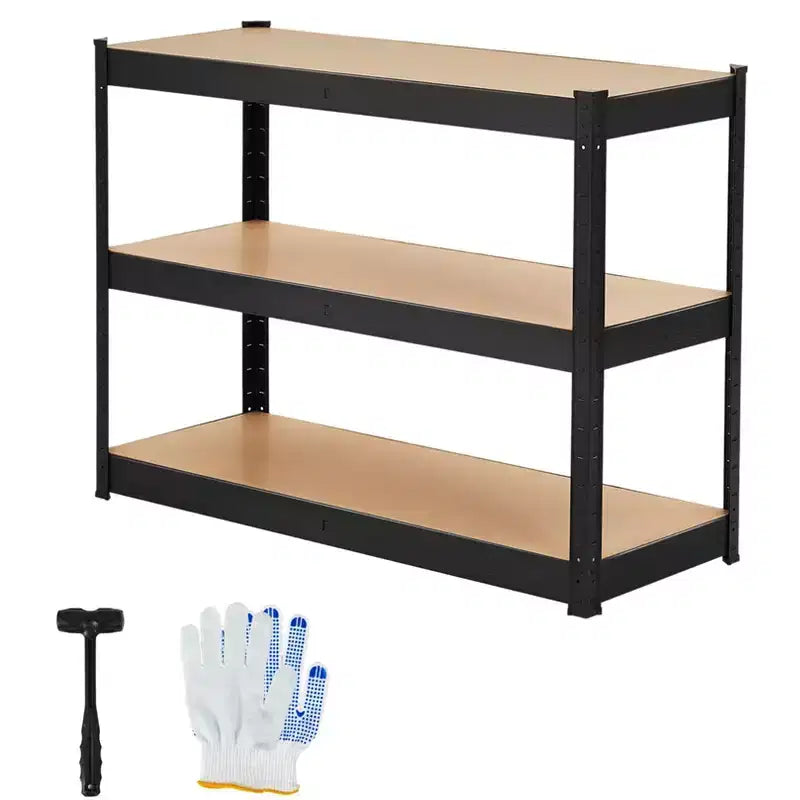 Étagères métalliques de garage réglables à 3 niveaux, unités de rangement robustes, capacité de charge de 907 kg (2000 lb), étagères utilitaires pour garage, entrepôt