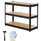 Étagères métalliques de garage réglables à 3 niveaux, unités de rangement robustes, capacité de charge de 907 kg (2000 lb), étagères utilitaires pour garage, entrepôt