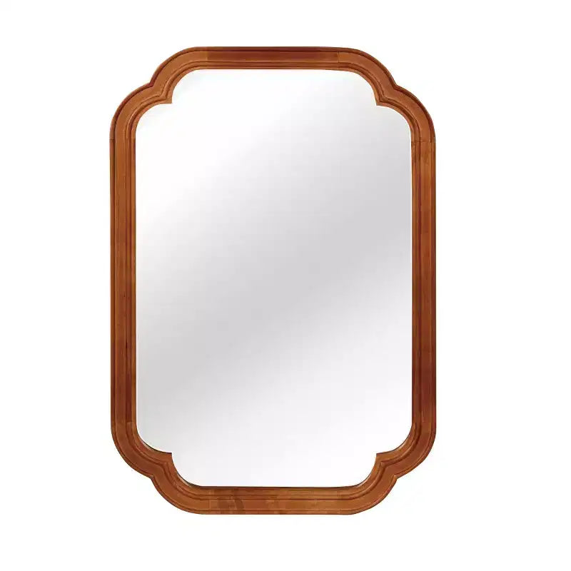 Miroir mural 20 x 30 à coins arrondis, miroir de courtoisie décoratif moderne pour salle de bain, salon ou entrée - Panipeachy