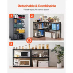 Étagères de Rangement 16 P x 36 L x 71 4 H 5 Niveaux Garage Rangement Robuste Portable