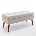 Storage Ottoman Bench for Bedroom End of Bed Bench Foot of Bed Bench Entryway Bench