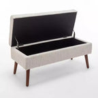 Banc de rangement ottoman pour chambre à coucher, banc de bout de lit, banc de pied de lit, banc d'entrée