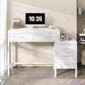 JIONJOY 51 Computer Desk with 5 Drawers & Printer Stand, Home Office Writing Desk for Study, Bedroom & Living Room