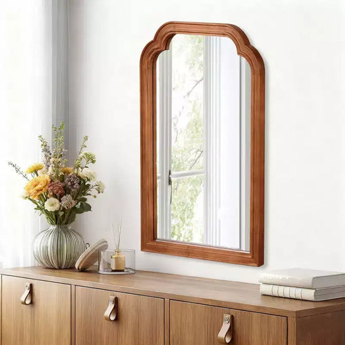 Miroir mural décoratif à coins arrondis 20 x 30, miroir d'appoint moderne pour chambre, salle de bain, salon-Panipeachy