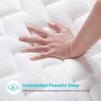 Matelas hybride Serweet 14 pouces en charbon de bambou respirant King