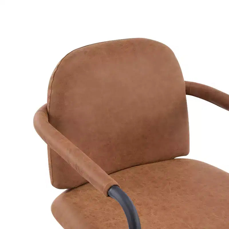 Christopher Knight Home Ihab Chaises de salle à manger modernes rembourrées avec cadre en fer (Lot de 2)
