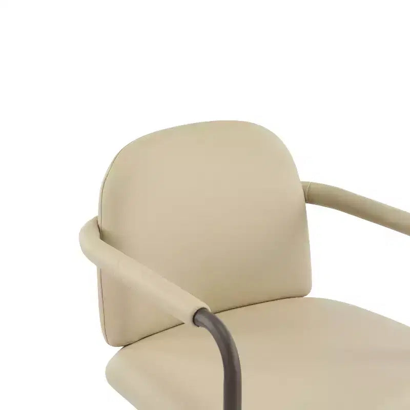 Christopher Knight Home Ihab Chaises de salle à manger modernes rembourrées avec cadre en fer (Lot de 2)