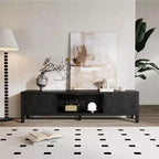 Meuble TV moderne de 178 cm - Console média pour TV de 65 à 75 pouces avec portes à fermeture douce