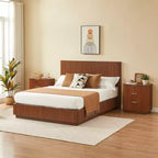 Table de Chevet Moderne Élégante à 3 Tiroirs pour Chambre à Coucher ou Salon