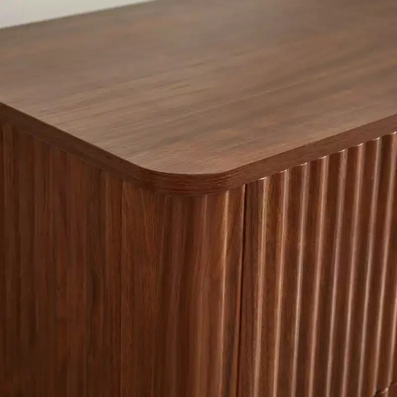 Table de Chevet Moderne Élégante à 3 Tiroirs pour Chambre à Coucher ou Salon