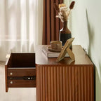 Table de Chevet Moderne Élégante à 3 Tiroirs pour Chambre à Coucher ou Salon