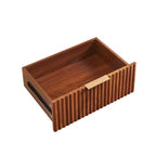 Table de Chevet Moderne Élégante à 3 Tiroirs pour Chambre à Coucher ou Salon