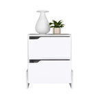 Table de Chevet 1 Tiroir Élégante et Fonctionnelle pour Chambre à Coucher et Salon