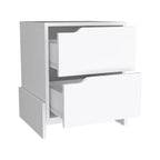 Table de Chevet 1 Tiroir Élégante et Fonctionnelle pour Chambre à Coucher et Salon