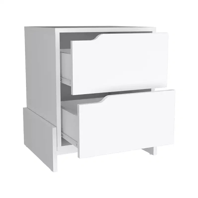 Table de Chevet 1 Tiroir Élégante et Fonctionnelle pour Chambre à Coucher et Salon