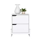 Table de Chevet 1 Tiroir Élégante et Fonctionnelle pour Chambre à Coucher et Salon