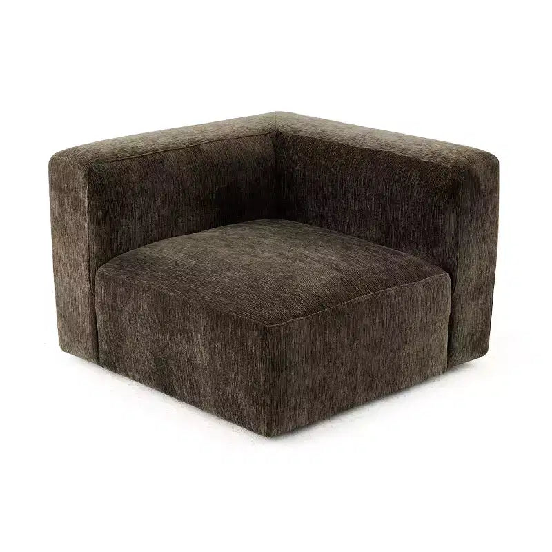 Canapé modulable moderne 101 places, canapé boxy profond en chenille texturée pour le salon - Panipeachy