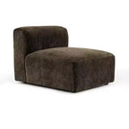 Canapé modulable moderne 101 places, canapé boxy profond en chenille texturée pour le salon - Panipeachy