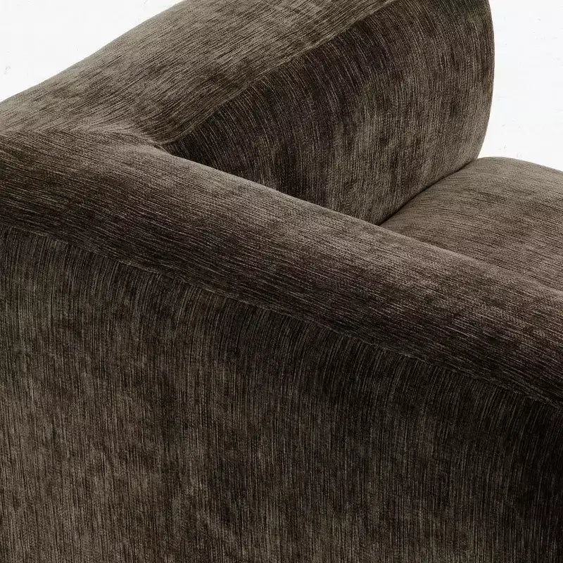 Canapé modulable moderne 101 places, canapé boxy profond en chenille texturée pour le salon - Panipeachy