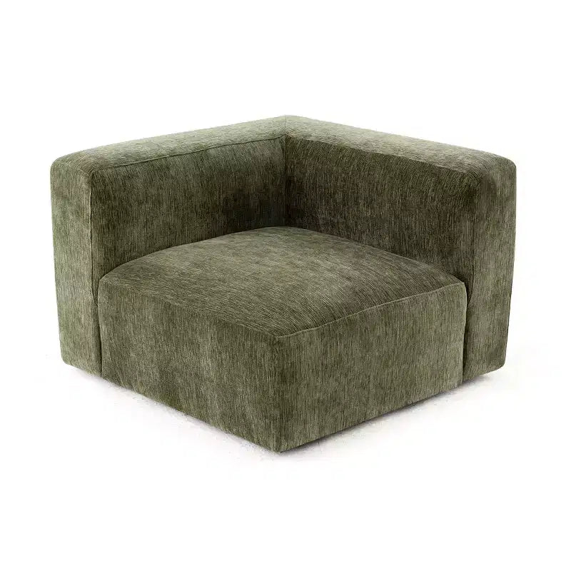 Canapé modulable moderne 101 places, canapé boxy profond en chenille texturée pour le salon - Panipeachy
