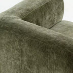 Canapé modulable moderne 101 places, canapé boxy profond en chenille texturée pour le salon - Panipeachy