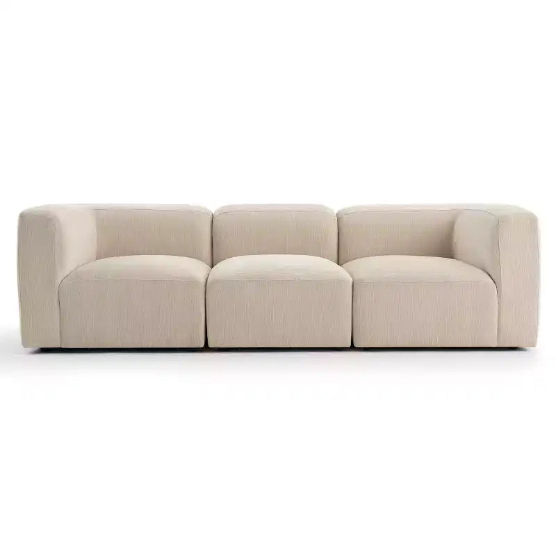 Canapé modulable moderne 101 places, canapé boxy profond en chenille texturée pour le salon - Panipeachy