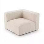 Canapé modulable moderne 101 places, canapé boxy profond en chenille texturée pour le salon - Panipeachy