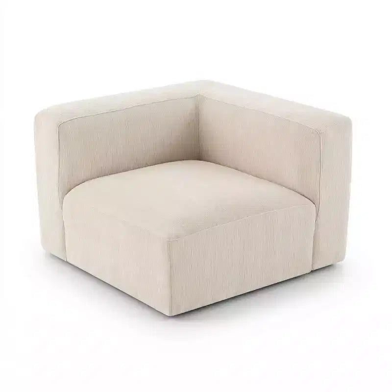 Canapé modulable moderne 101 places, canapé boxy profond en chenille texturée pour le salon - Panipeachy