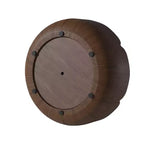 Table basse de 35,63 po, ronde, extérieure et intérieure, table d'appoint à tambour moderne en bois.