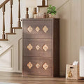 Chest of drawers Shoe Cabinet with 6/4/3 Flip Drawers, Slim Hidden Shoe Storage with Adjustable Shelves & Diamond Handles, Freestanding Entryway