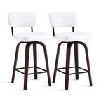 360 Swivel Counter Height Bar Stools Set of 2