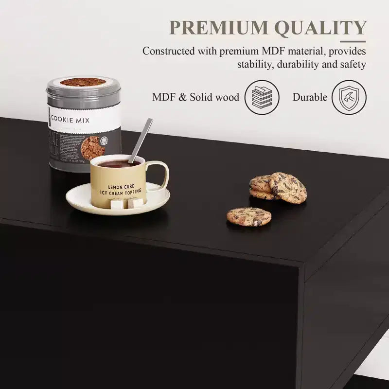 Meuble de bar à café de 55" avec 3 tiroirs et 3 portes, buffet de rangement de cuisine pour salle à manger, salon