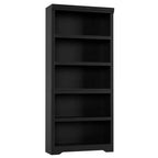 Étagère réglable à 5/6 niveaux, bibliothèque haute de style rustique, meuble de rangement autonome avec kit anti-basculement pour bureau à domicile, salon, bureau