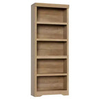 Étagère réglable à 5/6 niveaux, bibliothèque haute de style rustique, meuble de rangement autonome avec kit anti-basculement pour bureau à domicile, salon, bureau