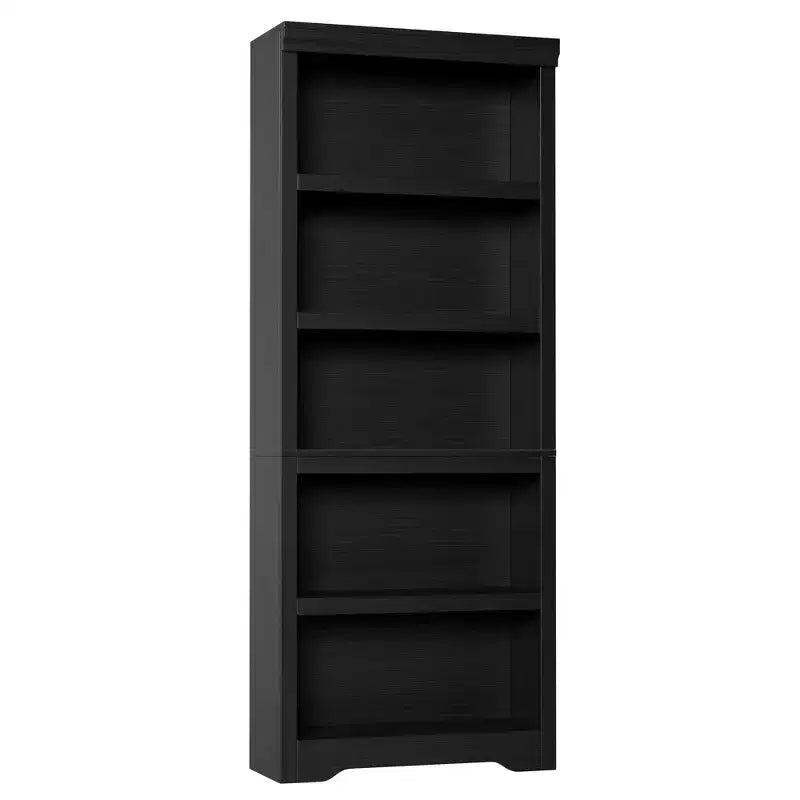Étagère réglable à 5/6 niveaux, bibliothèque haute de style rustique, meuble de rangement autonome avec kit anti-basculement pour bureau à domicile, salon, bureau