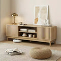 GDFStudio Rajesh Modern Wooden 55 TV Stand with Open Shelves and Cable Hole